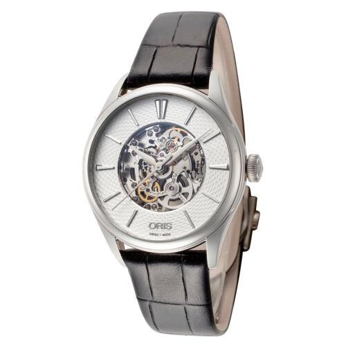 マイルス Oris Women's 01-560-7724-4051-07-5-17-64FC Artelier Skeleton 33mm Auto Watch レディース