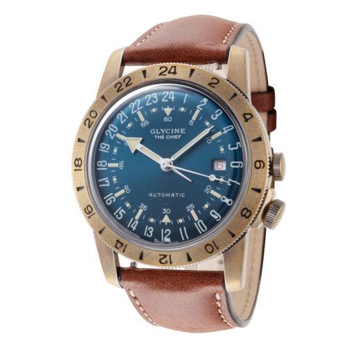 Glycine Men's GL0414 Airman The Chief 40mm Automatic Watch Y