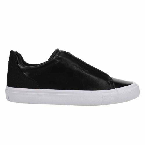 hEHO London Fog Francis Low Slip On Mens Black Sneakers Casual Shoes CL30373M-B Y