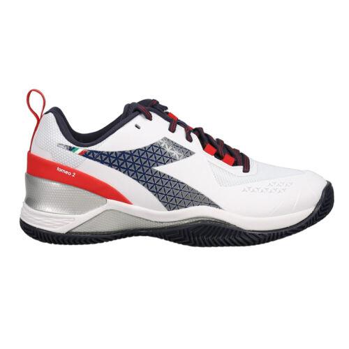 ディアドラ Diadora Blushield Torneo 2 Clay Tennis Mens White Sneakers Athletic Shoes 17950 メンズ