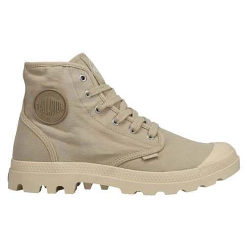 pfBE Palladium Pampa Hi Round Toe Lace Up Mens Beige Casual Boots 02352-238-M Y