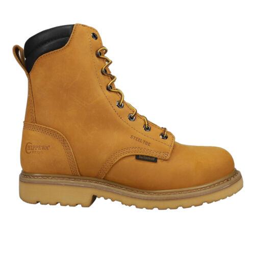 `y Chippewa Northbound 8 Inch Waterproof Insulated Steel Toe Work Mens Brown Work Y