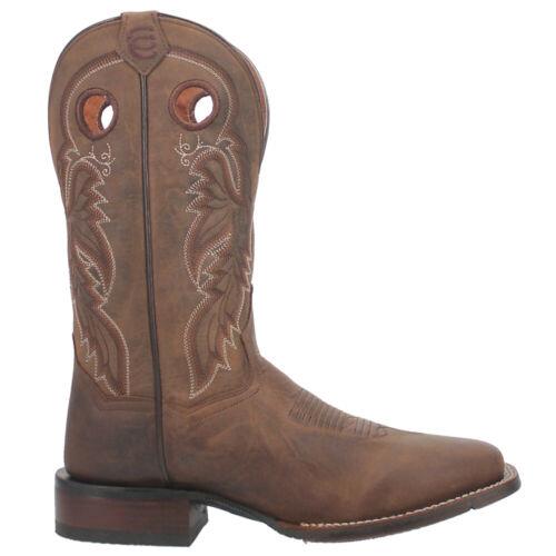 _|Xg Dan Post Boots Abram Square Toe Cowboy Mens Brown Casual Boots DP4562-230 Y