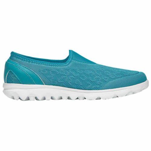 プロペット Propet Travelactiv SlipOn Womens Blue Sneakers Casual Shoes W5104-PA レディース