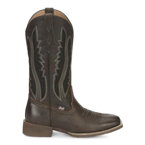 ジャスティン ジャスティン Justin Boots Jaycie Embroidery 11 Square Toe Cowboy Womens Brown Casual Boots レディース