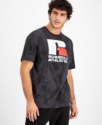 ラッセル Russell Athletic Mens Victory Tie-Dyed T-Shirt Black 2XL LT/PAS GRY Size XXLRG メンズ