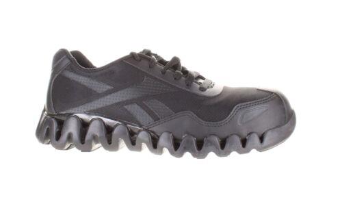 リーボック Reebok Mens Zig Pulse Black Safety Shoes Size 8.5 (Wide) (7656044) メンズ