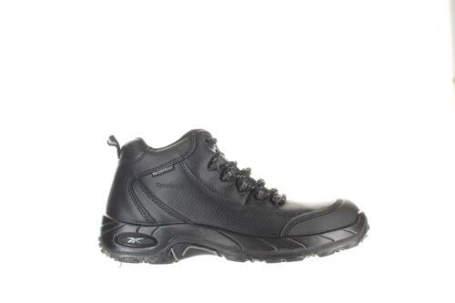 [{bN Reebok Mens Tiahawk Black Work & Safety Boots Size 10.5 (Wide) (7656995) Y