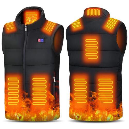 Eigffole Heated Vest For Men Women USB Rechargeable Electric Jacket 8 Heating レディース