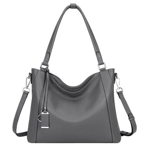 アース Over Earth Soft Leather Handbags for Women Shoulder Hobo Bag Large Tote レディース