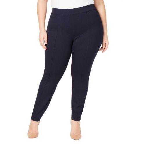 Anne Klein アンクライン ANNE KLEIN NEW Women's Heather Denim Plus Size Pull On Leggings 0X TEDO レディース