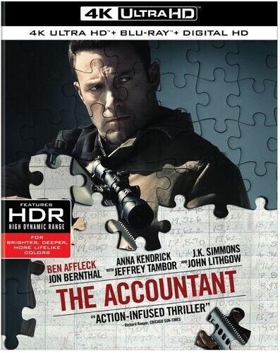 Warner Home Video The Accountant  With Blu-Ray 4K Mastering Digitally Mast
