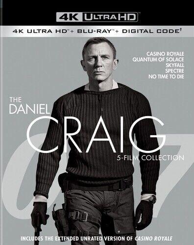 Warner Home Video The Daniel Craig 5-Film Collection  With Blu-Ray 4K Maste