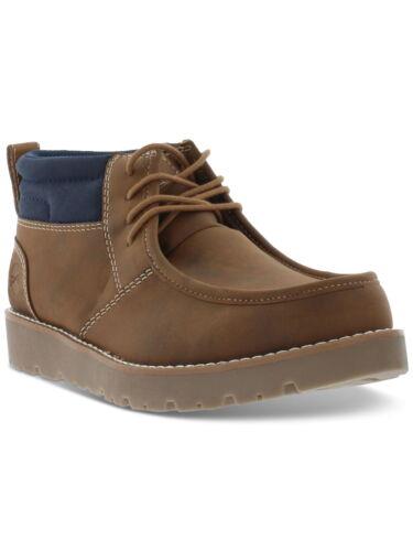 ウォータープルーフ Weatherproof Vintage Men's Faux Leather Chukka Boots Brown Size 13 M メンズ