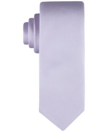 カルバンクライン Calvin Klein Men's Unison Solid Tie Purple Size Regular メンズ