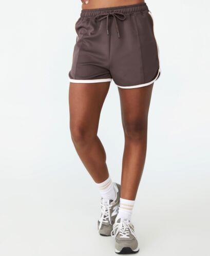 コットンオン COTTON ON Women's Retro Gym Shorts Brown Size X-Small レディース