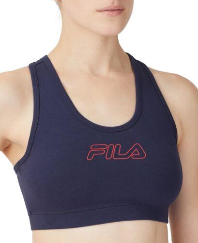 楽天サンガフィラ Fila Women's Bloom Logo Pullover Jersey Sports Bra Blue Size 2X レディース