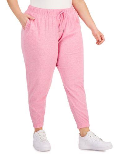 ID Ideology Women's Off Duty Jogger Pants Pink Size 2X レディース