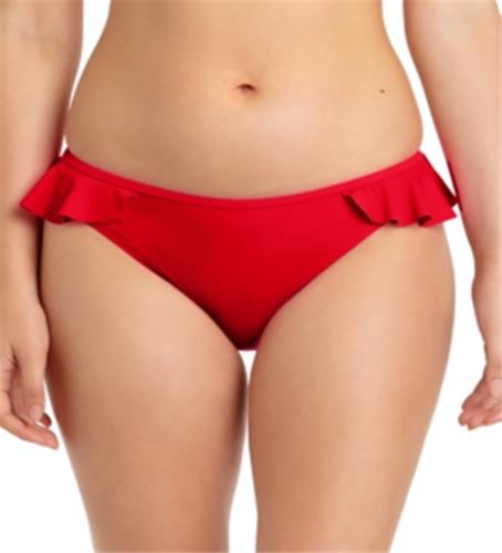 California Waves Women 039 s Hipster Swim Bottom Swimwear Red Size X-Small レディース