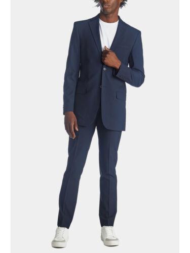 ディーケーエヌワイ DKNY Mens Navy Single Breasted Stretch Suit Separate Blazer Jacket 36R メンズ