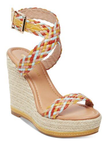 メデン MADDEN GIRL Womens Orange Platform 1 Narla Toe Wedge Espadrille Shoes 7.5 M レディース