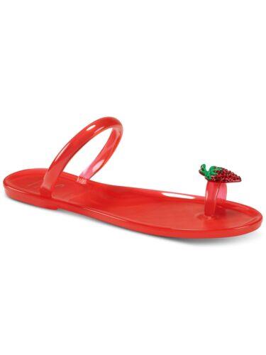 INC Womens Red Jelly Toe Loop 