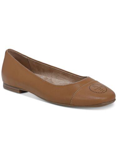 GIANI BERNINI Womens Brown Comfort Aerinn Square Toe Slip On Flats Shoes 11 M fB[X