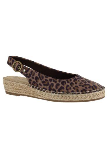 ベラヴィータ BELLA VITA Womens Brown Leopard Crochet 0.5 Platform Olive Ii Wedge Shoes 9 W レディース
