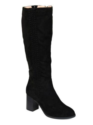 ジュルネ コレクション JOURNEE COLLECTION Womens Black Gentri Round Toe Block Heel Heeled Boots 10 M レディース