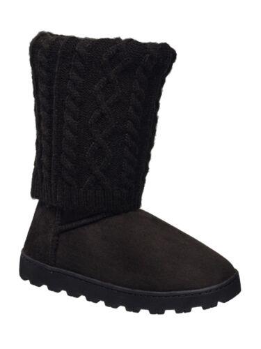 C&C ե˥ C AND C CALIFORNIA Womens Black Cushioned Cozy Round Toe Winter 9 M ǥ