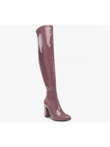 WILD PAIR Womens Pink Stretch Bravy Pointed Toe Block Heel Heeled Boots 10 M レディース
