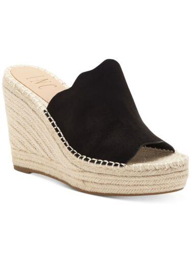 INC Womens Black 1 Platform Ca