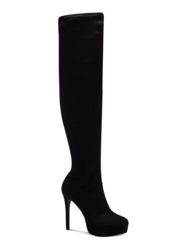 THALIA SODI Womens Black 1 Platform Clarissa Almond Toe Stiletto Boots 7 M レディース