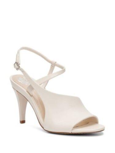 ヴィンス VINCE CAMUTO Womens Ivory Razanya Round Toe Cone Heel Leather Heeled Sandal 8 M レディース