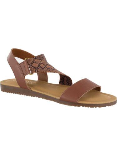 ベラヴィータ BELLA VITA Womens Brown Snakeskin 1/2 Heel Nev-italy Wedge Slingback Sandal 8 WW レディース