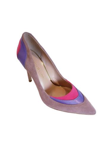 THINGS II COME Womens Pink Junna Pointed Toe Stiletto Slip On Pumps Shoes 7.5 M レディース