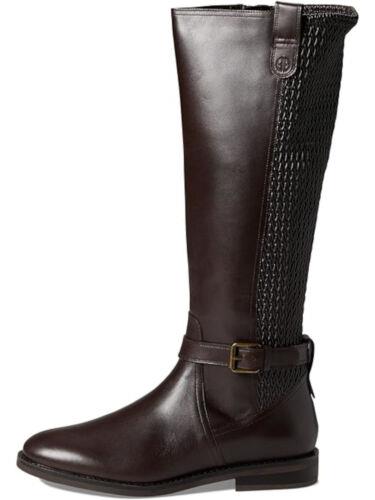 コールハーン COLE HAAN Womens Brown Goring Cape Round Toe Block Heel Leather Riding Boot 7 B レディース