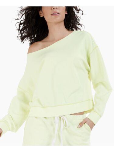 JENNI Intimates Yellow Ribbed Sleep Shirt Pajama Top XS レディース