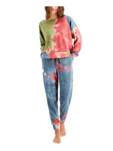 楽天サンガJENNI Sets Green Drawstring Tie Dye Long Sleeve Crew Neck Lounge Size XS レディース