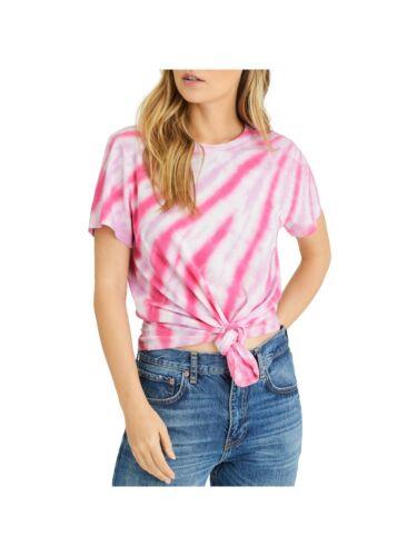 󥯥奢 SANCTUARY Womens Pink Tie Dye Short Sleeve Crew Neck T-Shirt S ǥ