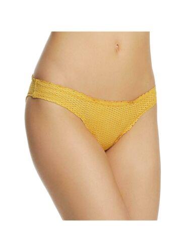 ヴィックス VIX PAULA HERMANNY Women 039 s Yellow Textured Swimwear Bottom S レディース