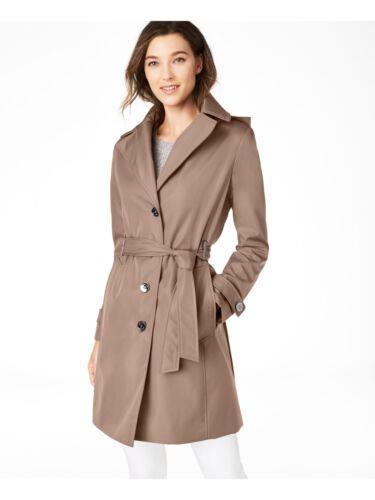 カルバンクライン CALVIN KLEIN Womens Beige Trench Coat PXXL レディース