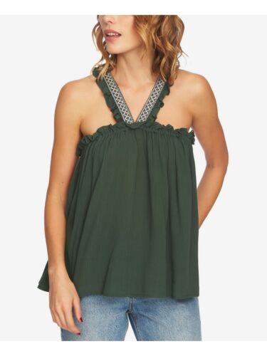 1. STATE Womens Green V Strap Blouse Top M ǥ