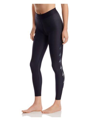 COR Womens Black Fitted Compression Fabric Active Wear Leggings M レディース