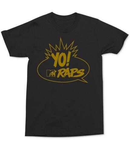 Changes Mens Yo! Raps Graphic T-Shirt Black Small メンズ
