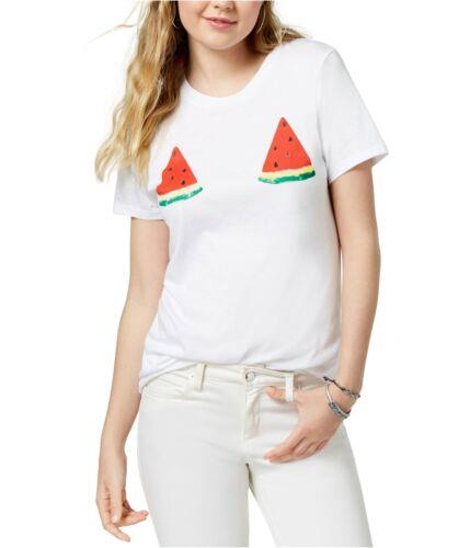 Carbon Copy Womens Watermelon Graphic T-Shirt White Large レディース