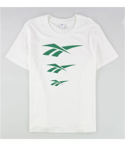 リーボック Reebok Womens Classics Vector 3-Logo Graphic T-Shirt White 2X レディース