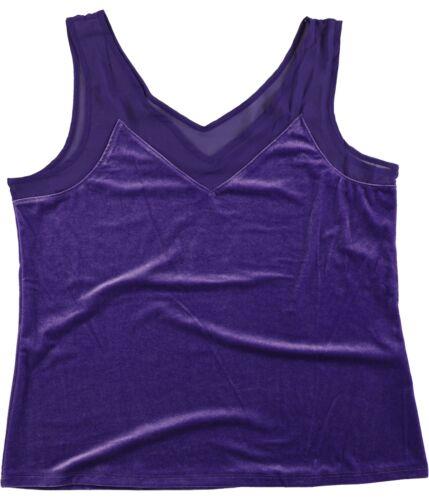 I-N-C Womens Velvet Tank Top ǥ