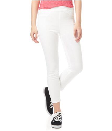 Aeropostale Womens High-Rise Cropped Jeggings White X-Small レディース