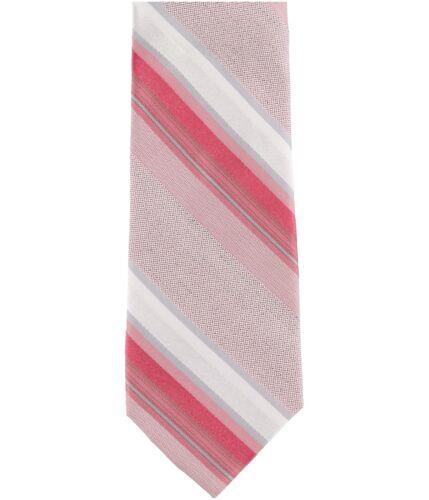 カルバン・クライン ネクタイ カルバンクライン Calvin Klein Mens Stripe Self-tied Necktie Pink One Size メンズ